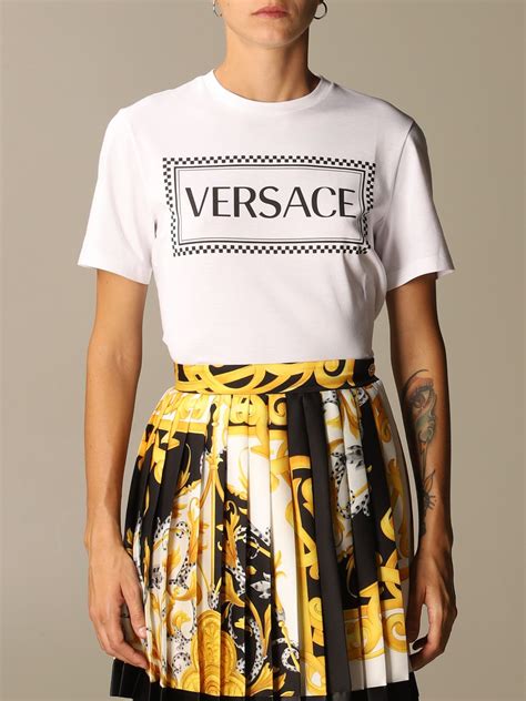 t shirt blanc versace|authentic Versace shirts.